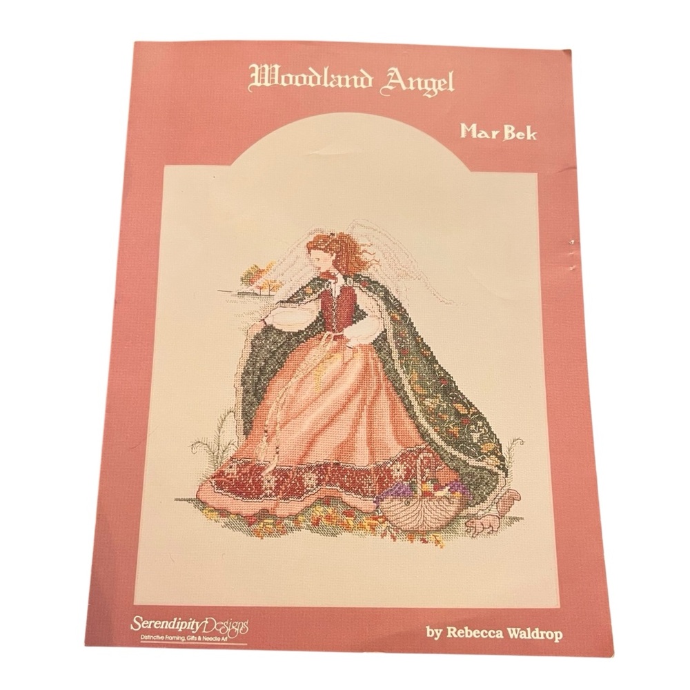 WOODLAND ANGEL by Mar Bek 1991 Chart Rebecca Waldrop Angel‎ Collection Cottage